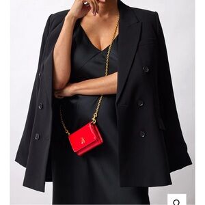 Glamaholics STANDARD MIRROR RED COMPACT WALLET